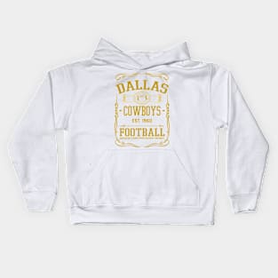 Vintage Cowboys American Football Kids Hoodie